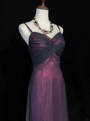 A-line Black and Red Sweetheart Floor Length Prom Dress, Black and Red Party Dress