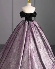 Beautiful Sweetheart Off Shoulder Beaded Long Formal Dress, Long Sweetheart 16 Dresses